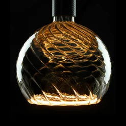 SEGULA LED-globe flytende G200 E27 6W twist røyk