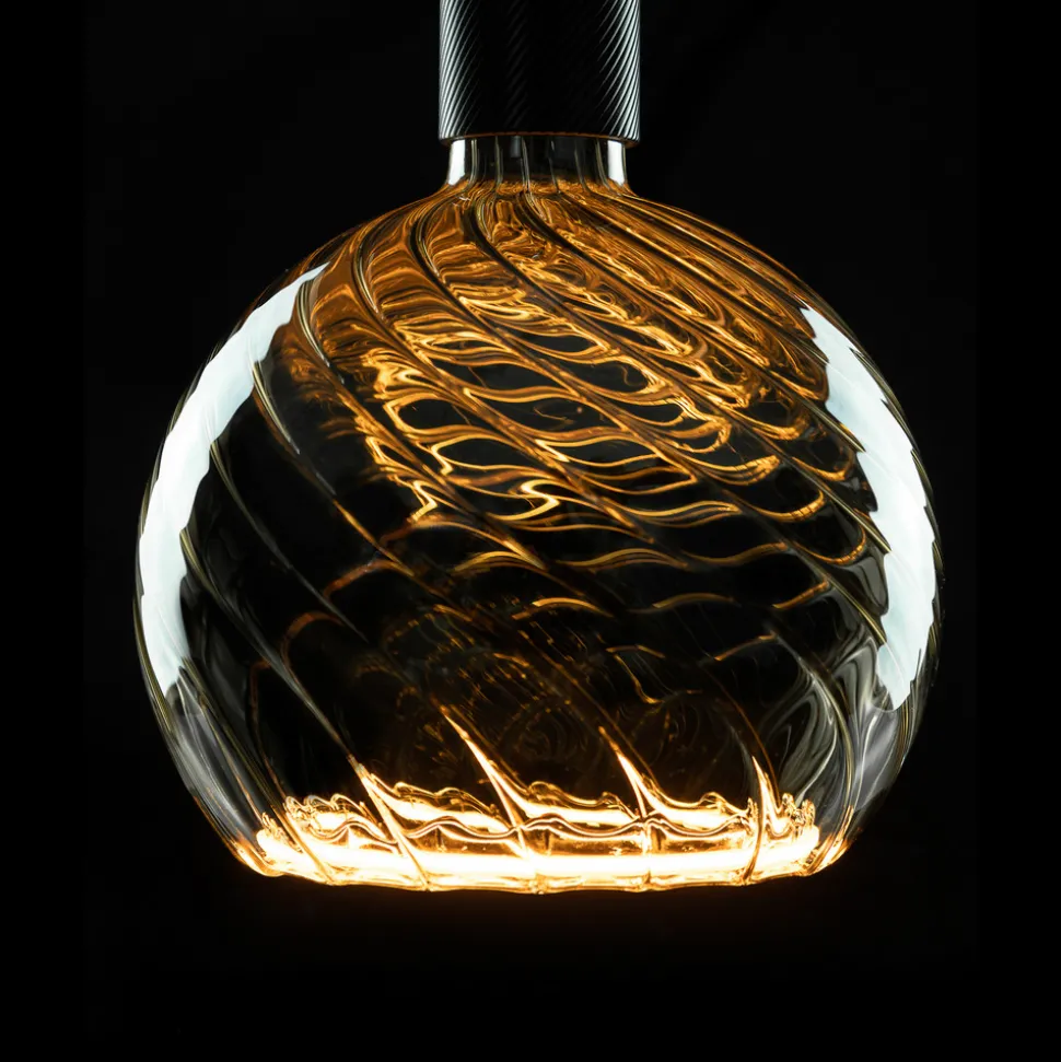 SEGULA LED-globe flytende G200 E27 6W twist røyk