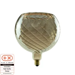 SEGULA LED-globe flytende G200 E27 6W twist røyk