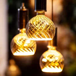 SEGULA LED-globe flytende G200 E27 6W twist røyk