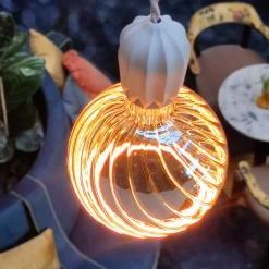 SEGULA LED-globe flytende G200 E27 6W twist røyk