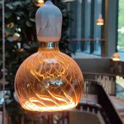 SEGULA LED-globe flytende G200 E27 6W twist røyk