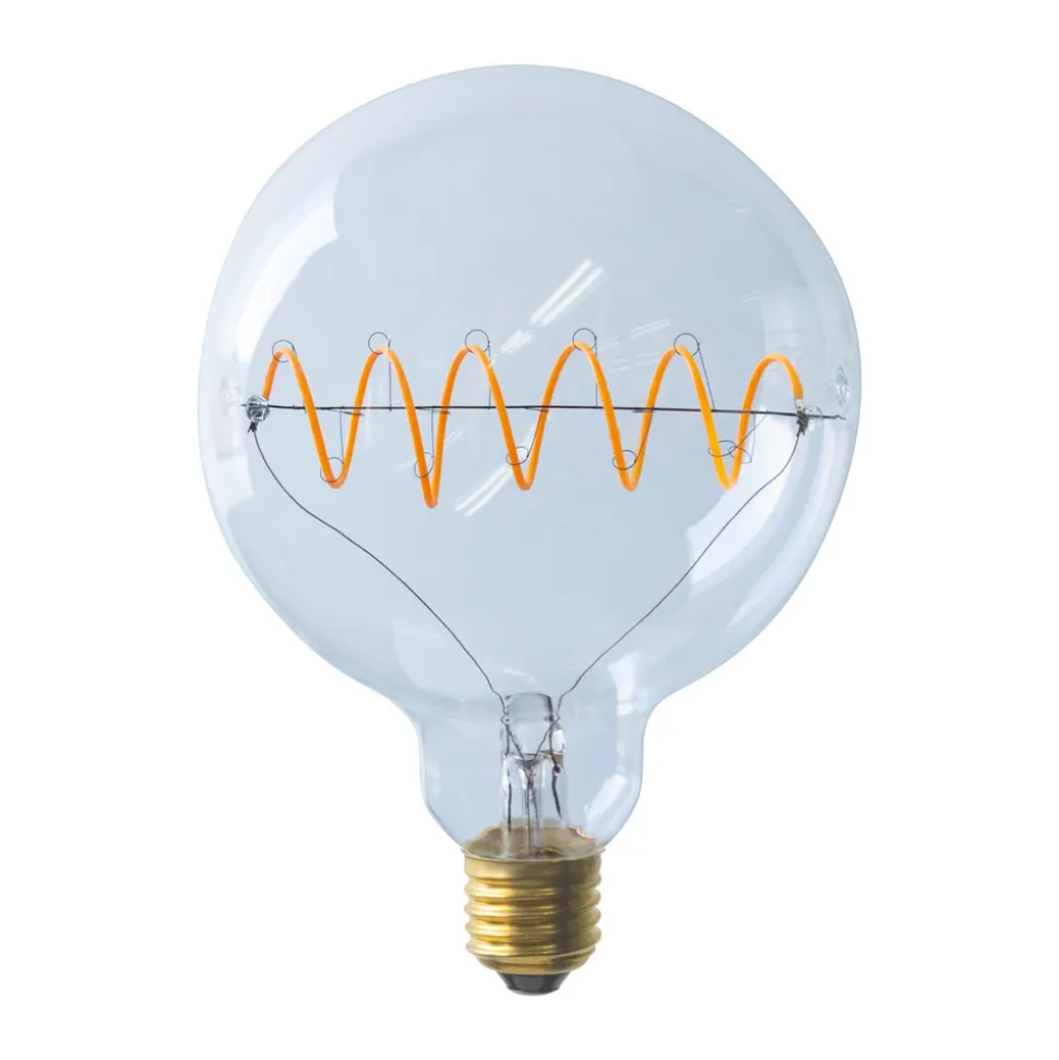 SEGULA LED-globepære G125 E27 7W curved plus, klar