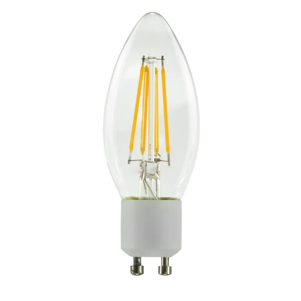 SEGULA LED-mignonpære GU10 3W filament dim 2 200 K