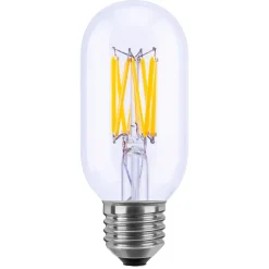SEGULA LED-pære E27 8W rør 2 700 K klar dimbar