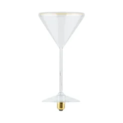 Segula LED-pære Floating Martini, E27, 6 W, 922 dimbar