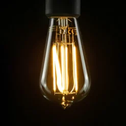 SEGULA LED-pære rustikk Long Style E27 6,5W klar