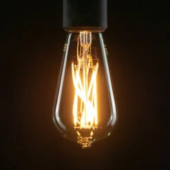 SEGULA LED-pære rustikk Long Style E27 5W klar