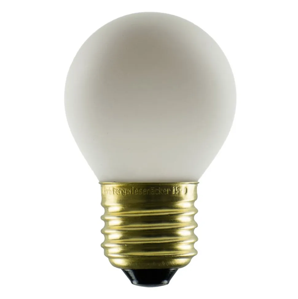 Segula LED-pære 24V DC E27 3W 922 Golfball matt dimbar