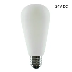 SEGULA LED-pære 24V E27 6W 927 rustikk opal dim