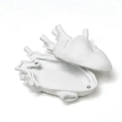 SELETTI Love in Bloom Love in a box, hvit, porselen, fløyel