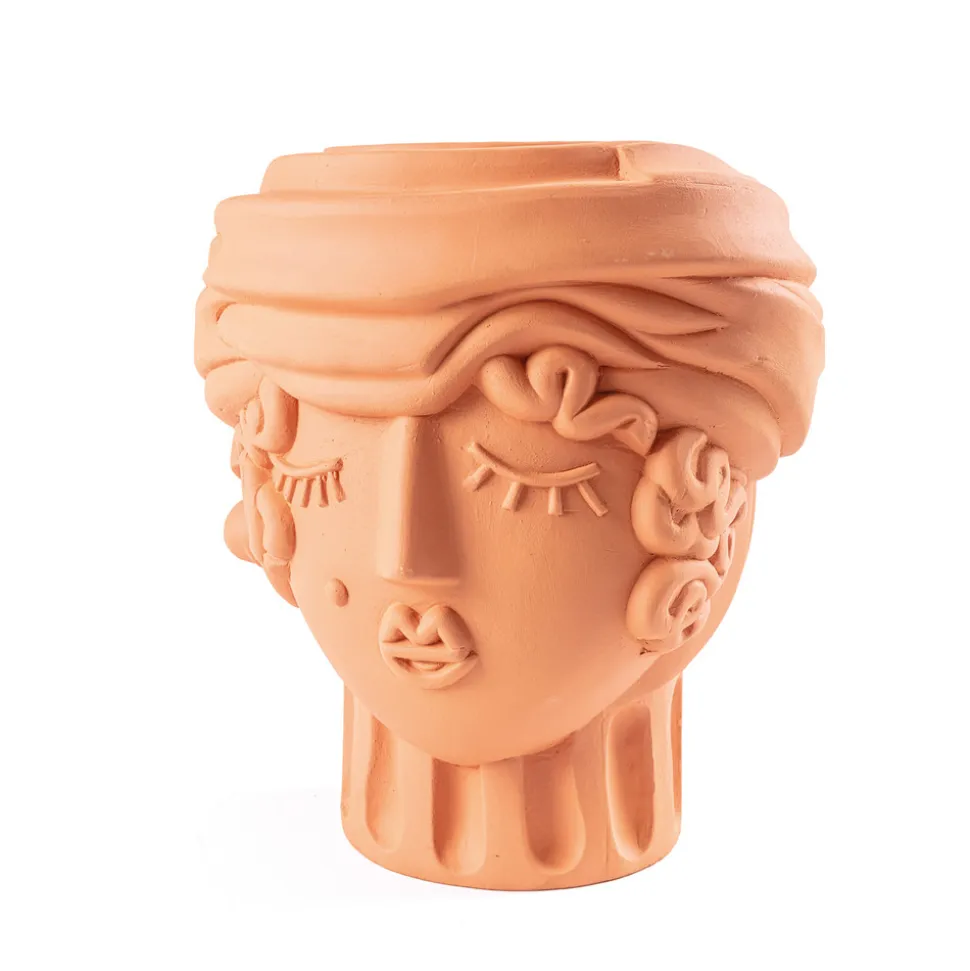 SELETTI Magna Graecia Women-vase, høyde 33 cm, terrakotta