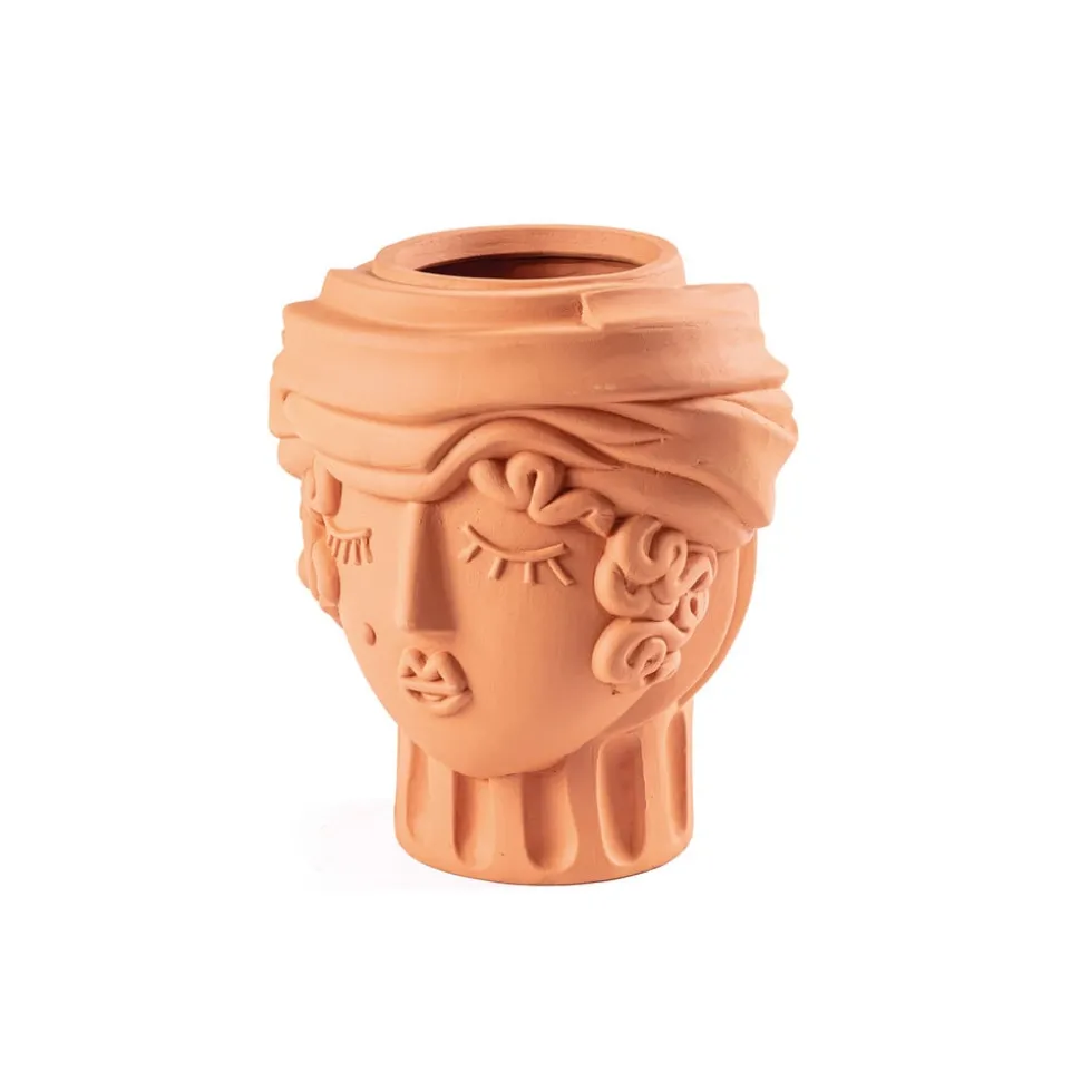 SELETTI Magna Graecia Women-vase, høyde 33 cm, terrakotta