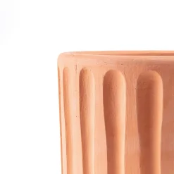 SELETTI Vase Magna Graecia Dorico, underkop, terrakotta