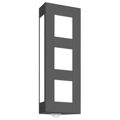 Sensor - utevegglampe - Aqua Trilo, antrasitt