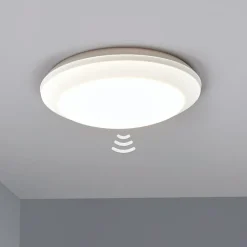 Sensor taklampe Umberta 2xE27 hvit