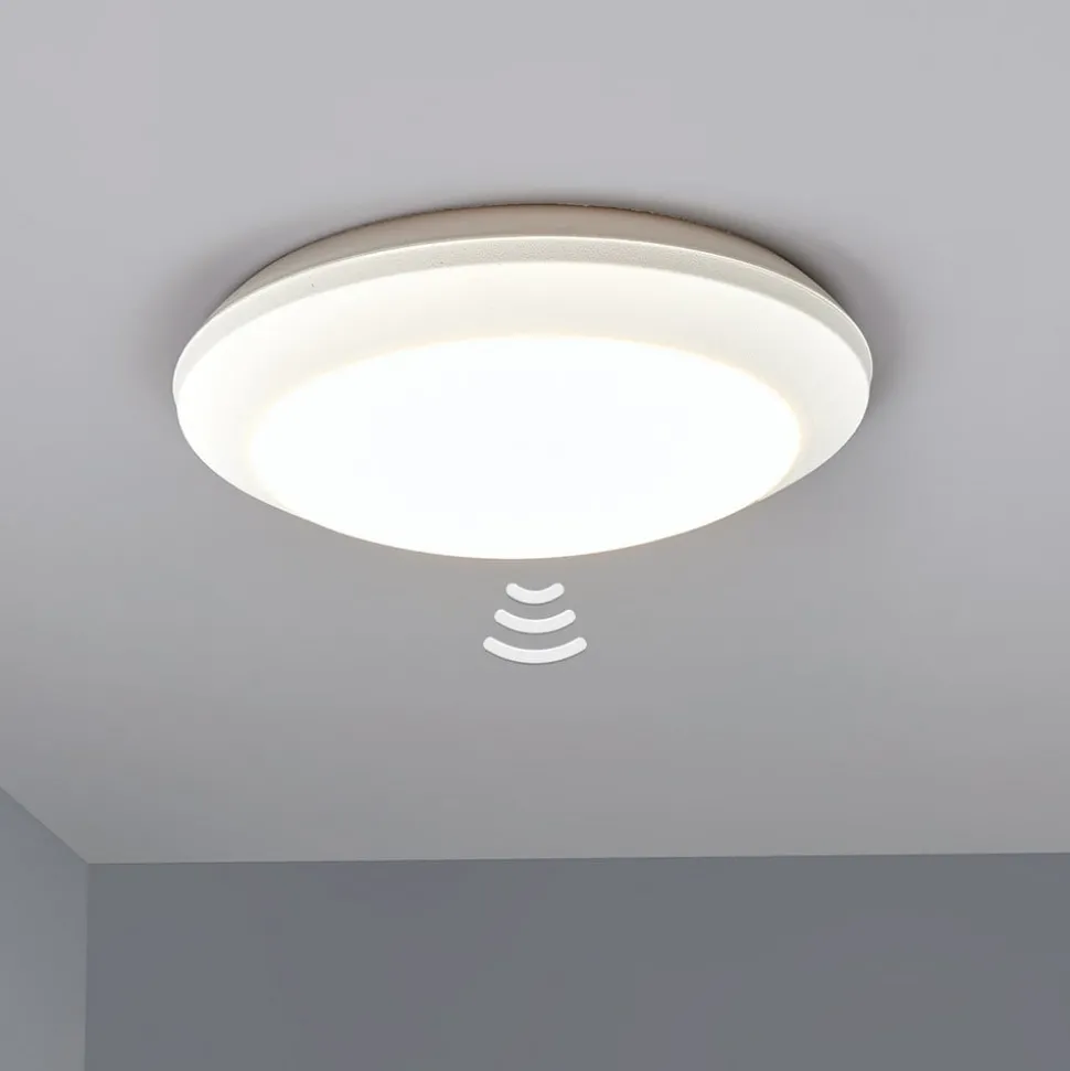 Sensor taklampe Umberta 2xE27 hvit