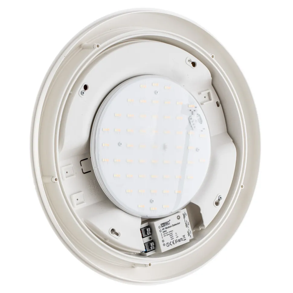 Sensor-LED-taklampe Umberta hvit, CCT