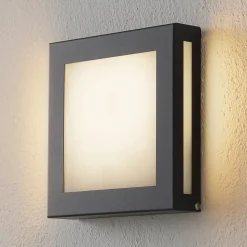 Sensor-LED-utelampe Aqua Legendo Mini, antrasitt