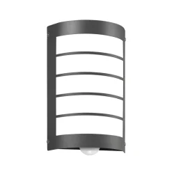 Sensor-utelampe Aqua Marco med gitter, antrasitt