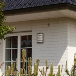 Sensor-utelampe Aqua Marco med gitter, antrasitt