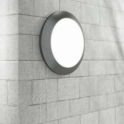 Sensor-vegglampe Umberta 2 x E27 i svart