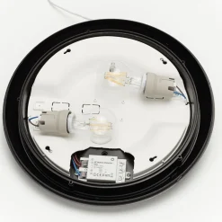 Sensor-vegglampe Umberta 2 x E27 i svart