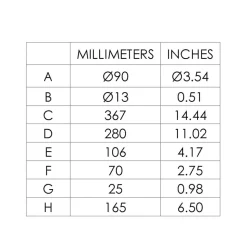 Seras takspotlight, børstet messing-gull, 2 lys