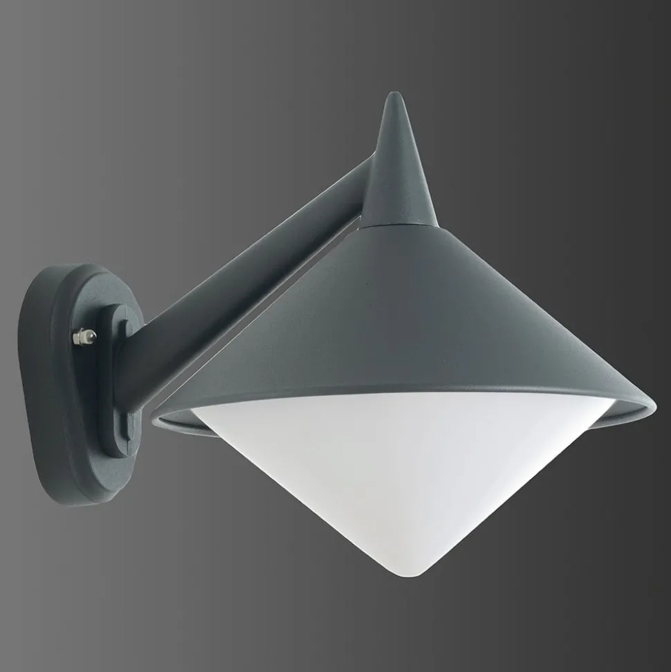 Sjøvannsbestandig Liara utendørs vegglampe, grafitt