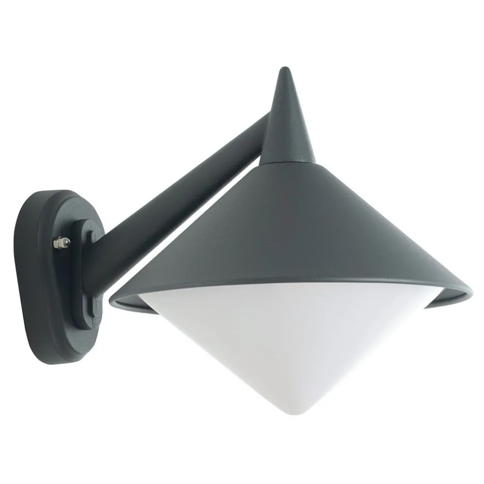 Sjøvannsbestandig Liara utendørs vegglampe, grafitt