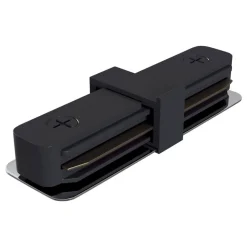 Skinnekontakt, stiv 1-fase skinne, svart