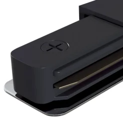 Skinnekontakt, stiv 1-fase skinne, svart