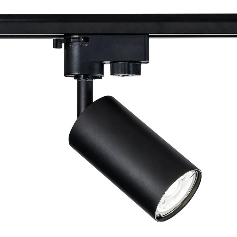 Skinnelampe Track GU10 1-fase system svart