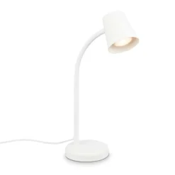 Skriva bordlampe, GU10-fatning, hvit