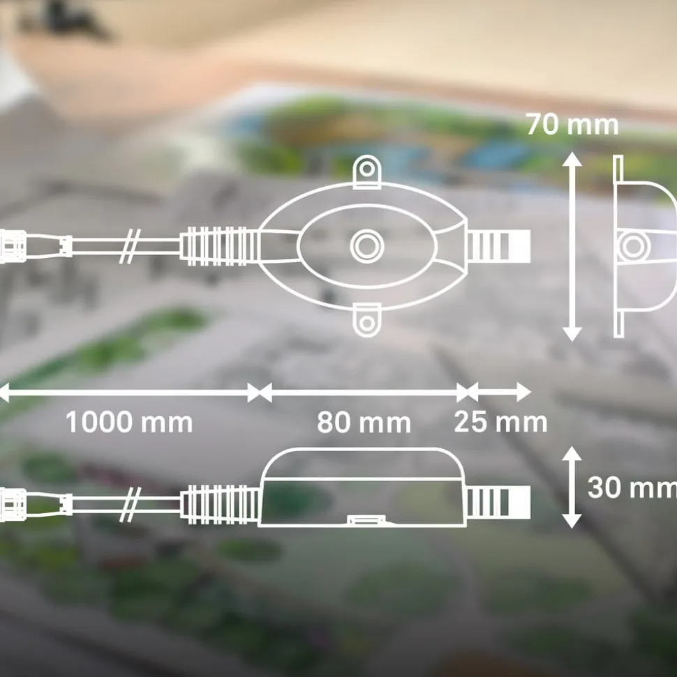 Skumringssensor 3921015 for 12 V utelamper, svart
