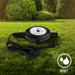 Skumringssensor 3921015 for 12 V utelamper, svart