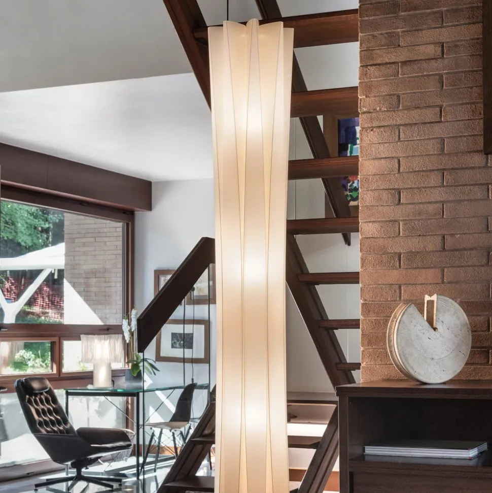 Slamp Bach gulvlampe, høyde 184 cm, gull