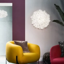 Slamp Clizia Mama Non Mama vegglampe hvit Ø 53 cm