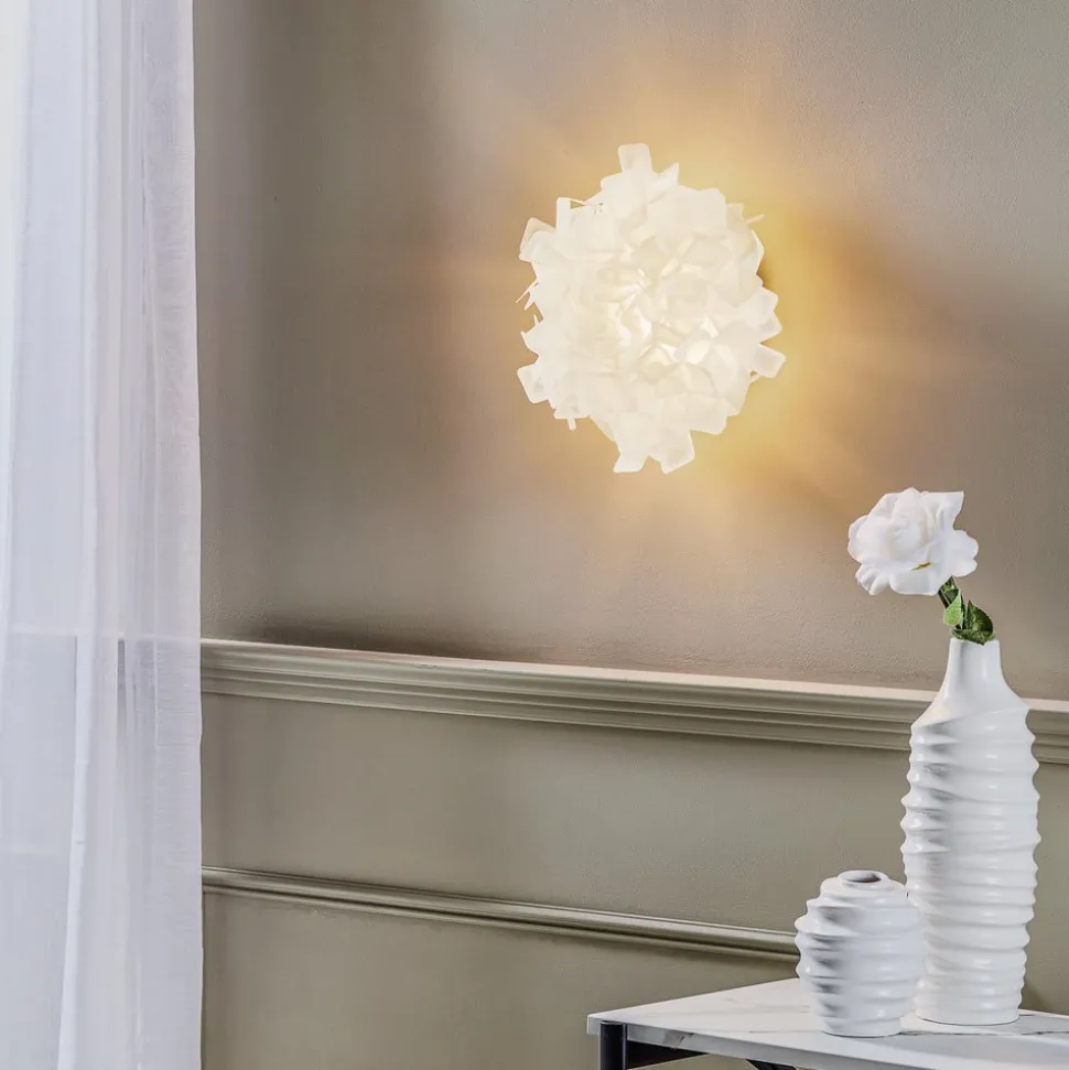 Slamp Clizia taklampe, Ø 32 cm, hvit