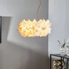 Slamp hengelampe Clizia Mama Non Mama, Ø53cm, hvit/rød