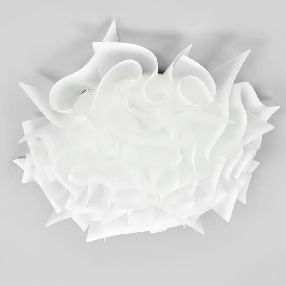 Slamp Veli – design-taklampe, Ø 53 cm, opal