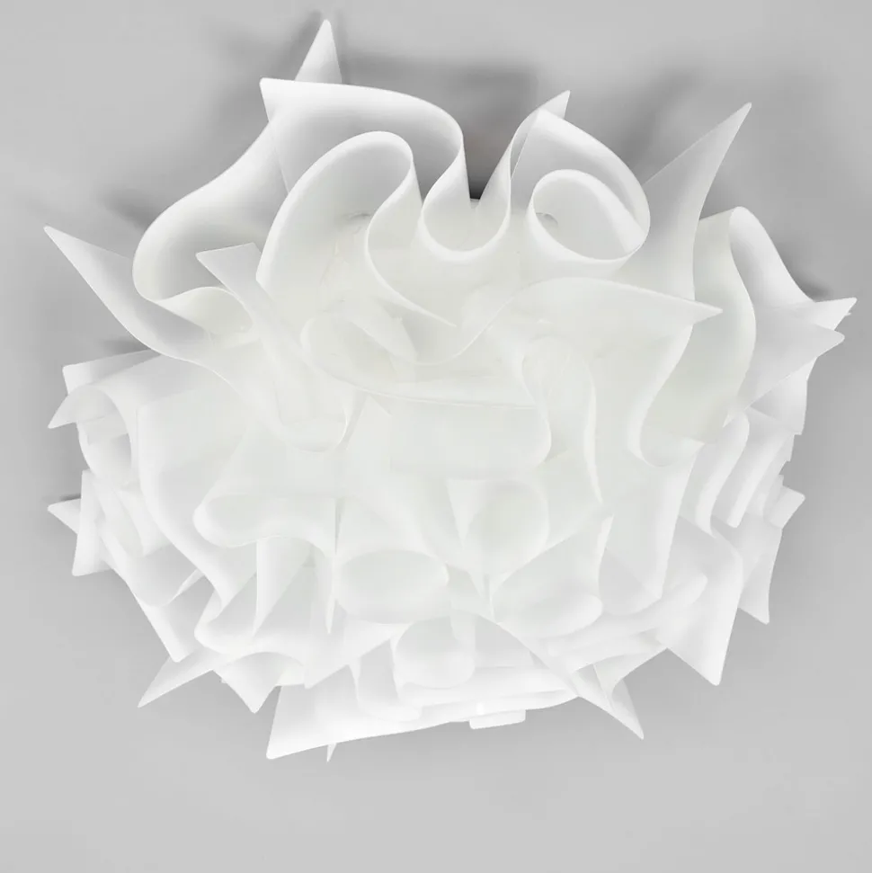 Slamp Veli – design-taklampe, Ø 53 cm, opal