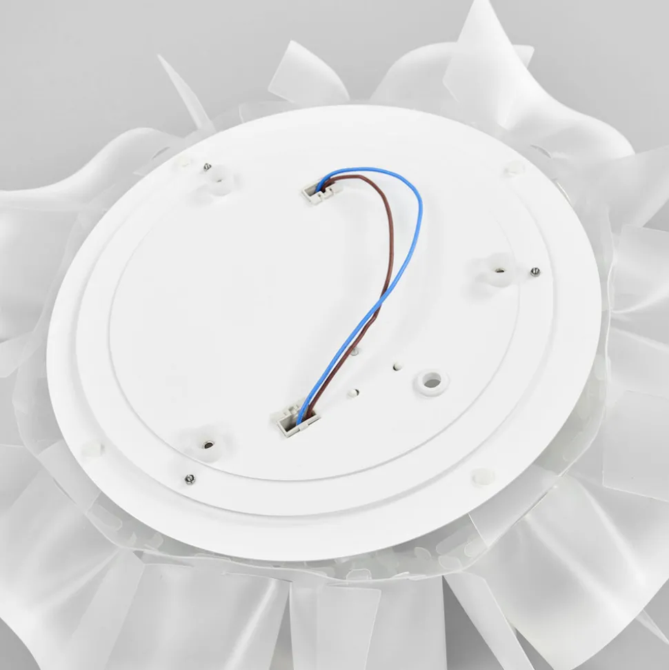 Slamp Veli – design-taklampe, Ø 53 cm, opal