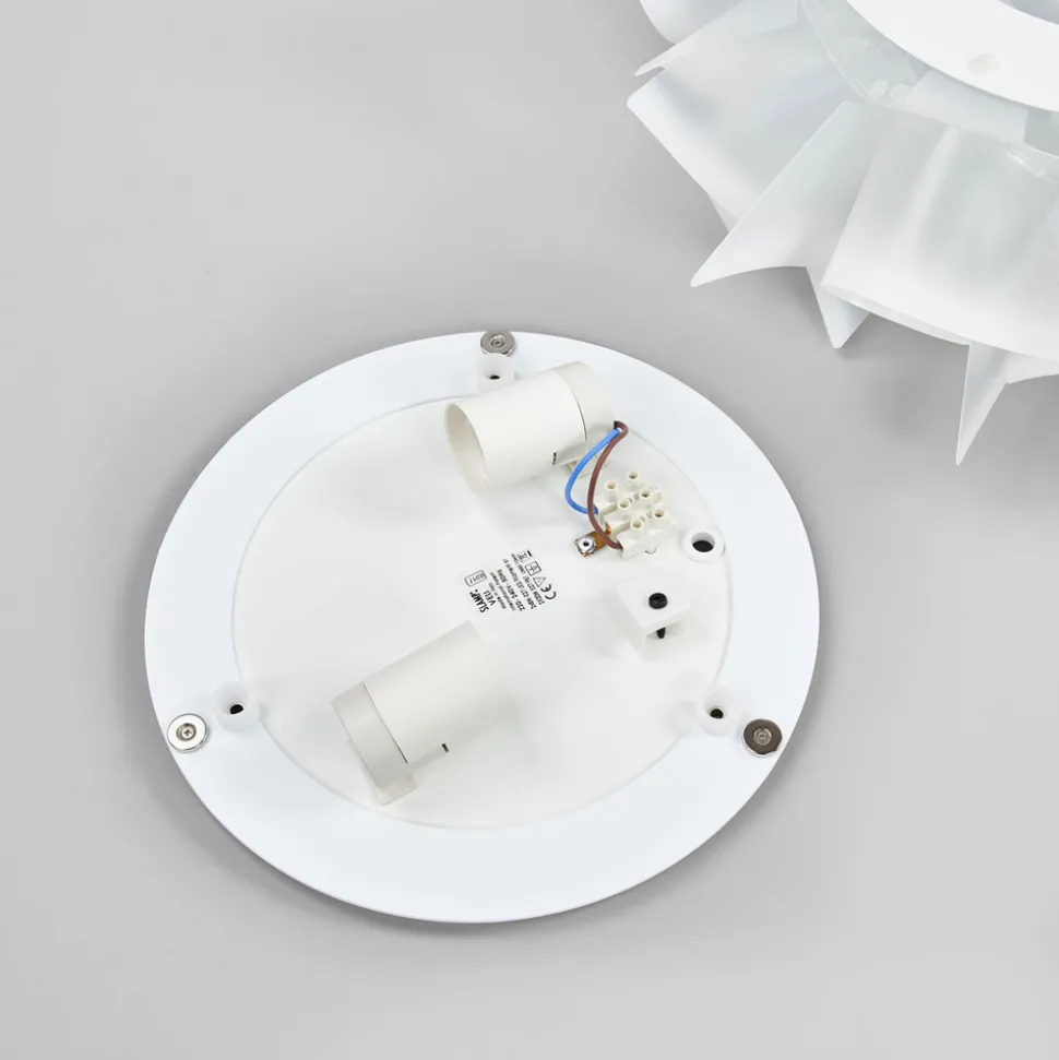 Slamp Veli – design-taklampe, Ø 53 cm, opal