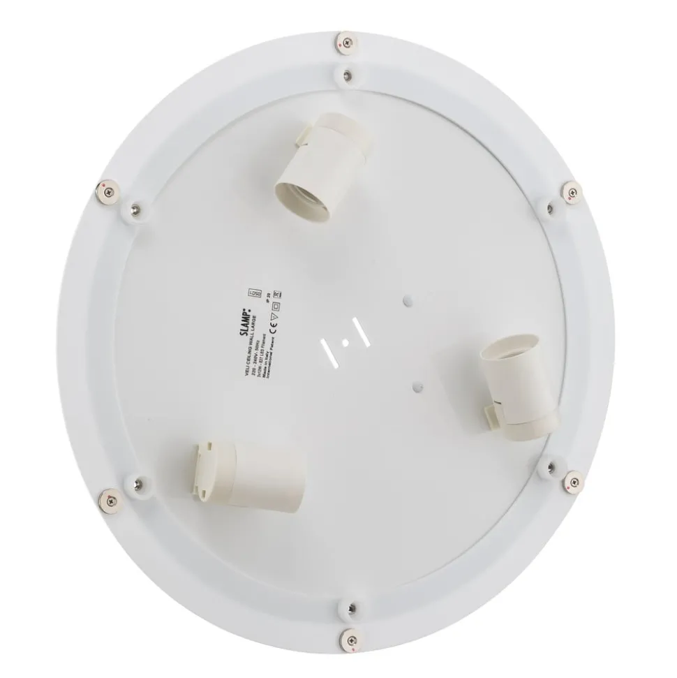 Slamp Veli – design-taklampe, Ø 78 cm, opal