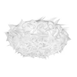 Slamp Veli – design-vegglampe, Ø 32 cm, hvit