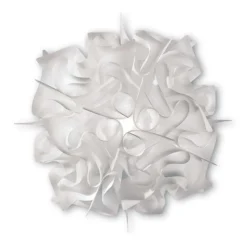 Slamp Veli – design-vegglampe, Ø 32 cm, hvit