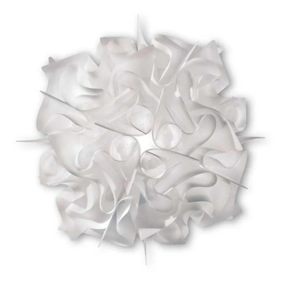 Slamp Veli – design-vegglampe, Ø 32 cm, hvit