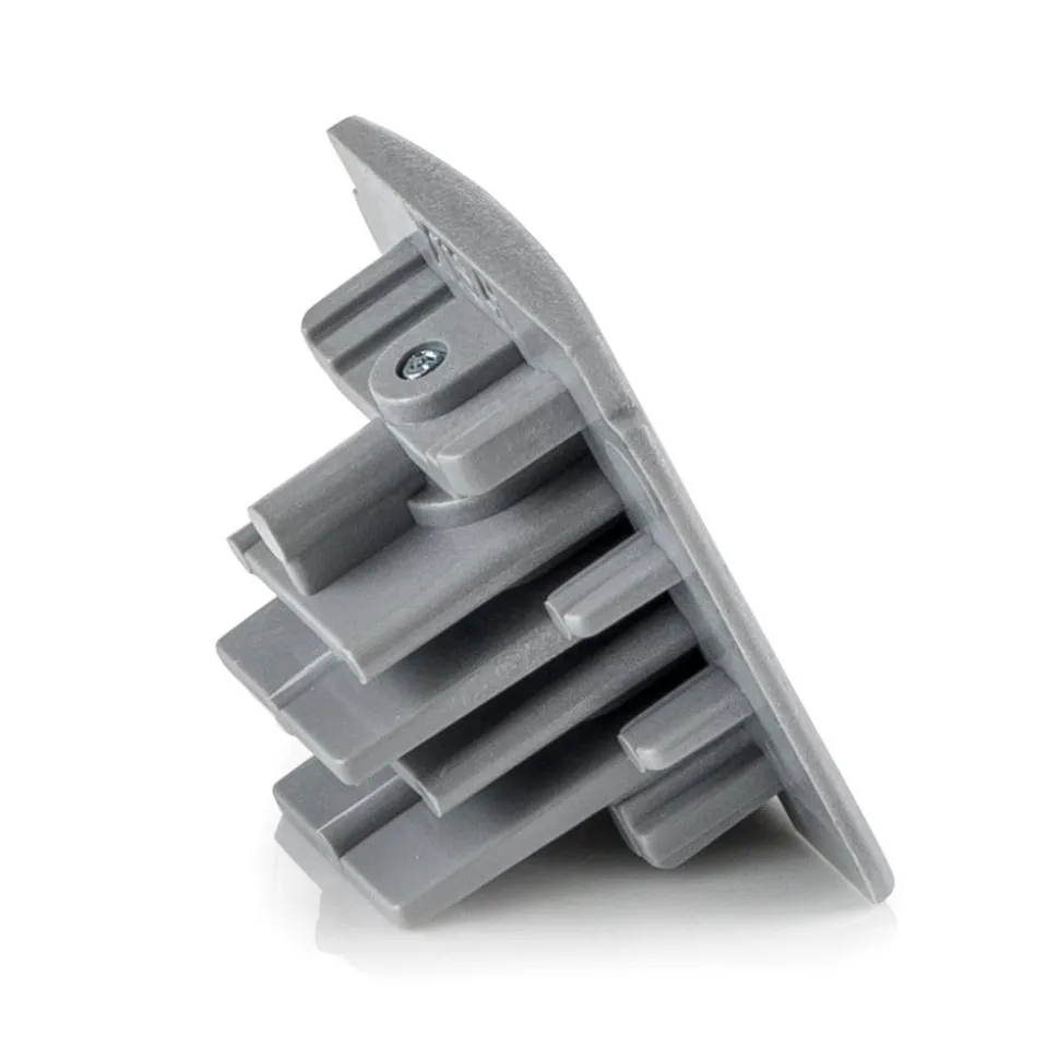 Sluttstykke for 3-fase strømskinne Noa, grå