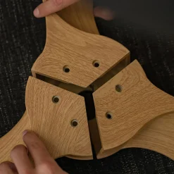 Smart LED-takvifte Nepal, hvit/bok, DC, stille